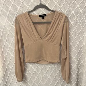 Cute going out sheer top. Sleeves are breathable and not see through